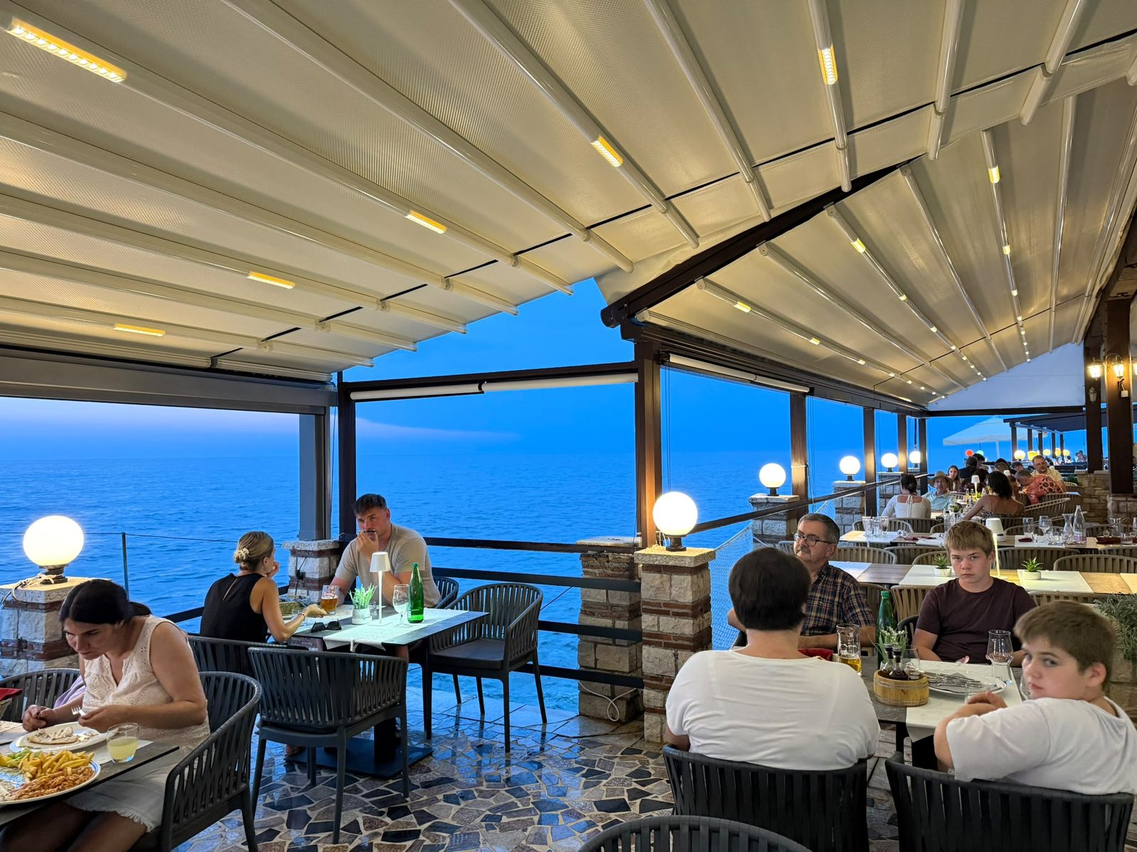 Dusk over the Bifora terrace